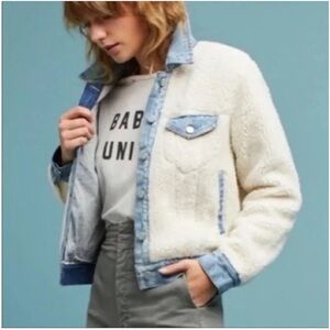Wild fable cozy Denim Sherpa Jacket